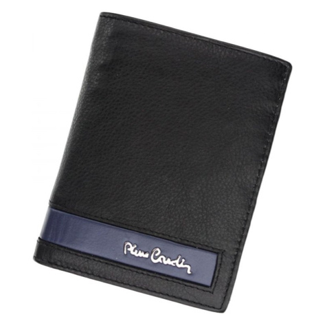 Pierre Cardin Pánská kožená peněženka Pierre Cardin CB TILAK26 2326 RFID černá + modrá