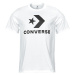 Converse STAR CHEVRON TEE WHITE Bílá