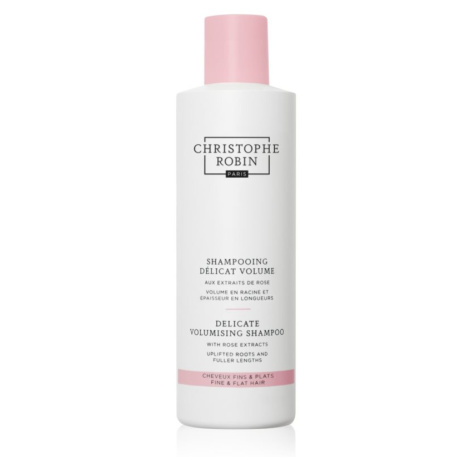 Christophe Robin Delicate Volumizing Shampoo with Rose Extracts objemový šampon pro jemné a zpli