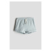 H & M - Bavlněné šortky - tyrkysová