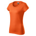 Odolné dámské tričko tlustší, oranžová