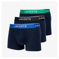 Boxerky LACOSTE Trunk Navy Blue/ Fluorine Green