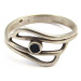 AutorskeSperky.com - Stříbrný prsten se safírem - S1136