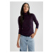 DEFACTO Regular Fit Turtleneck Basic Sweater