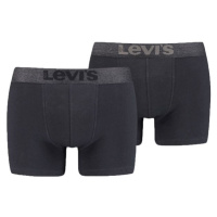 Levi's® BOXER BRIEF 2P Pánské boxerky, černá, velikost