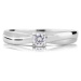 Cutie Diamonds Luxusní zásnubní prsten z bílého zlata s briliantem DZ6817-1906-00-X-2