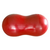 MVS Cvičební gymnastický míč MAMBO Max, burák, 100 x 50 cm, červený s pumpičkou