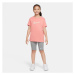Nike SPORTSWEAR ENERGY Dívčí tričko, lososová, velikost