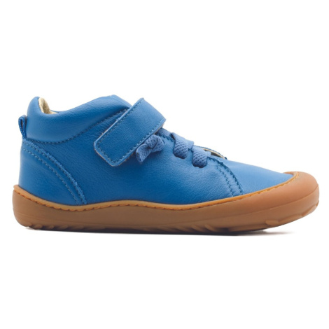 Barefoot dětské kotníkové boty Aylla - Tiksi modré Aylla Shoes