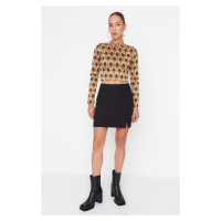 Trendyol Black Woven Skirt