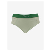 Světle zelené dámské krajkové kalhotky Tommy Jeans - Dámské