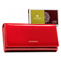 Kožená, velká dámská peněženka na patentku PTN 42122-SAF