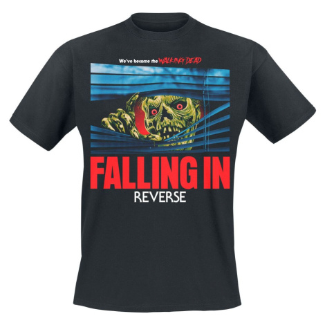 Falling In Reverse Walking Dead Tričko černá