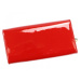 Osobitá dámská dlouhá kožená peněženka Elvíra, červená