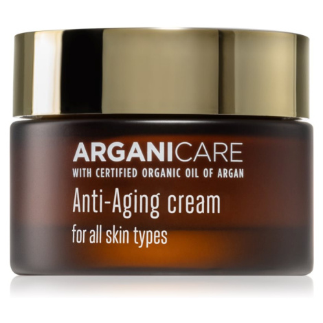 Arganicare Anti-Aging ochranný krém proti stárnutí pleti pro všechny typy pleti 50 ml