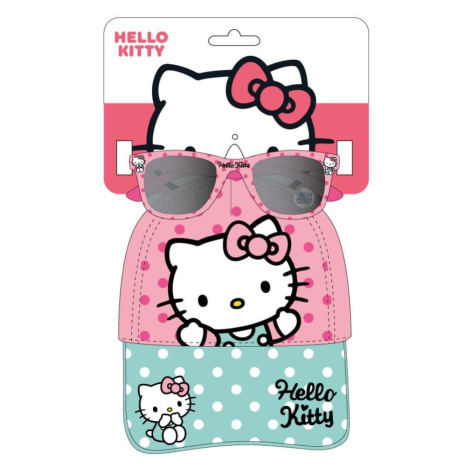 CAP SET OF SUNGLASSES HELLO KITTY