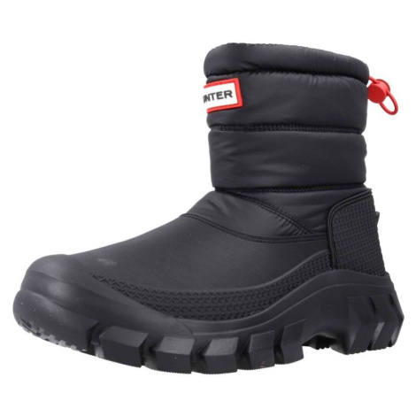 Hunter INTREPID SHORT SNOW BOOT Černá