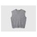 Benetton, Vest In Wool And Viscose Blend