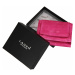 Dámská kožená slim peněženka Lagen Déborah - růžová