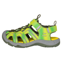 Dětské sandály Alpine Pro ANGUSO - žluto-zelená