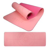 Lifefit YOGA MAT RELAX DUO, 183x58x0,6cm, růžová