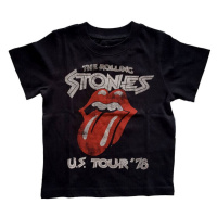 The Rolling Stones Tričko The Rolling Stones US Tour '78 Unisex Black 3 roky