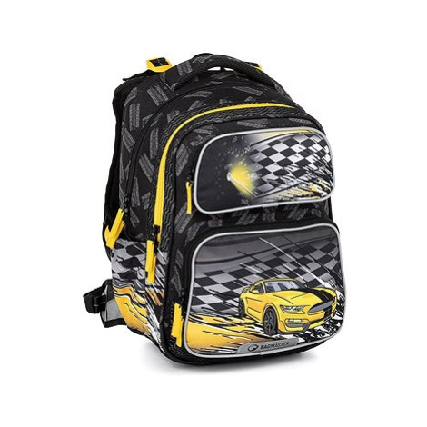 BAGMASTER Dopi 23 C školní batoh - žluté auto