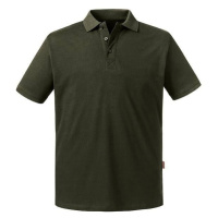 Olive Men's Polo Shirt Pure Organic Russell