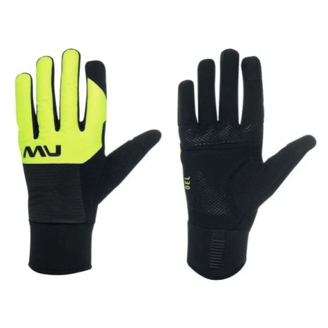 Pánské cyklistické rukavice NorthWave Fast Gel Glove Black/Yellow Fluo North Wave