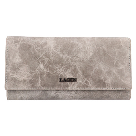 Lagen Dámská kožená peněženka LG-22164 šedá
