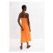Bonprix BODYFLIRT zajímavé šaty Barva: Oranžová, Mezinárodní