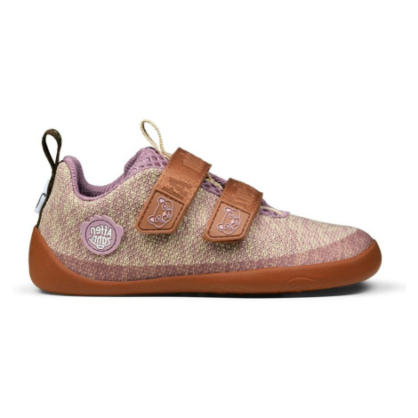 Affenzahn SNEAKER KNIT HAPPY CAT Light Pink | Dětské barefoot tenisky