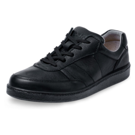Botas Organic Dark - Pánské kožené tenisky / botasky černé česká výroba ze Zlína Vasky