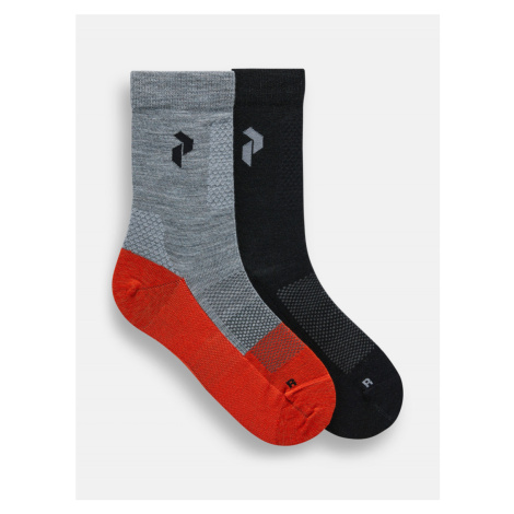 Ponožky peak performance hiking sock 2-pack černá