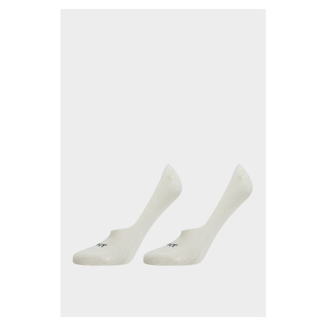 PONOŽKY GANT INVISIBLE SOCKS 2-PACK bílá