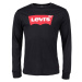 Levi's&reg; LS STD GRAPHIC TEE Pánské triko s dlouhým rukávem, černá, velikost