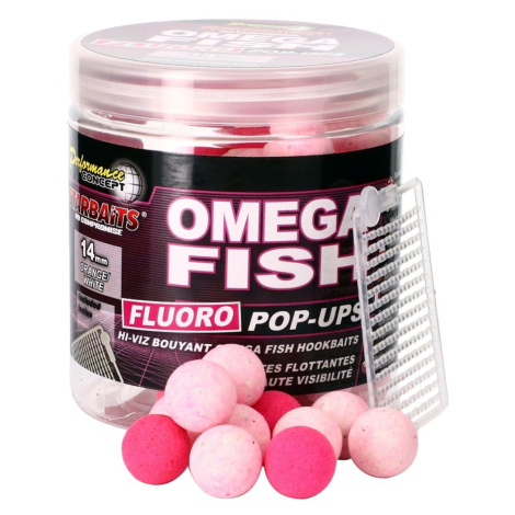 Starbaits Plovoucí boilies Fluo Omega Fish 80g - 14mm