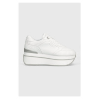 Sneakers boty Guess CAMRIO bílá barva, FL7CMR FAL12