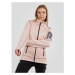 FUNDANGO-Antila Fleece Jacket-339-soft pink melange Růžová