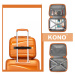 Kono K2094L Kosmetický kufřík 34cm Oranžový Polypropylen