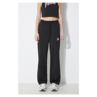 Tepláky Puma T7 High Waist Pant hladké, 624212