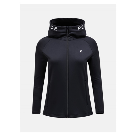 Mikina peak performance w rider zip hood černá