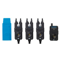 Prologic sada signalizátorů ltd custom smx mkii bite alarm w covers set 3+1 - blue