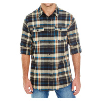 Burnside Pánská flanelová košile BU8210 Khaki Check