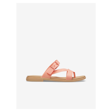 Meruňkové dámské sandály Crocs - Dámské