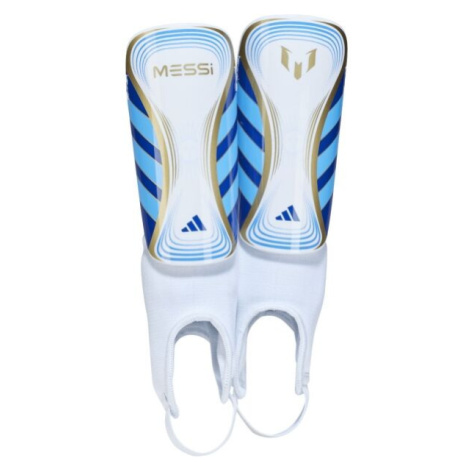 adidas MESSI SG MTC J Dětské fotbalové chrániče, bílá, velikost