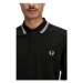 Fred Perry POLO MANGA LARGA M 3636 Černá