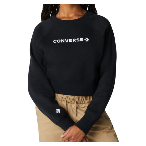 Converse Wordmark Fleece Crew Neck Sweatshirt