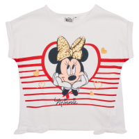 TEAM HEROES T-SHIRT MINNIE Bílá