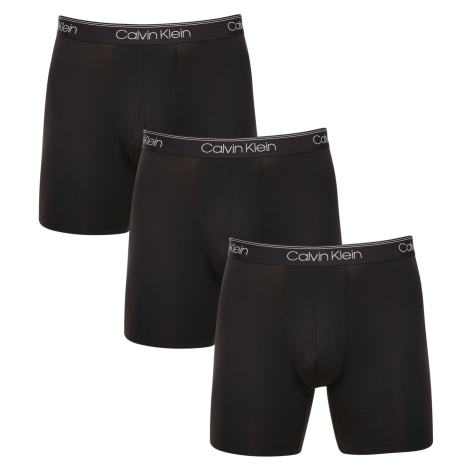 3PACK pánské boxerky Calvin Klein černé (NB2570A-UB1)